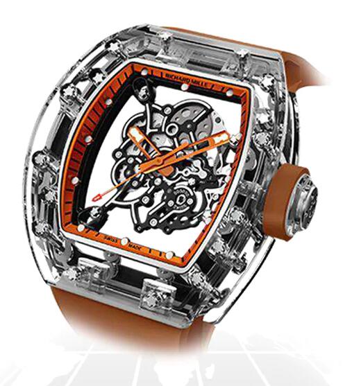 Best Richard Mille RM055 SAPPHIRE "A55 AMBER" Replica Watch